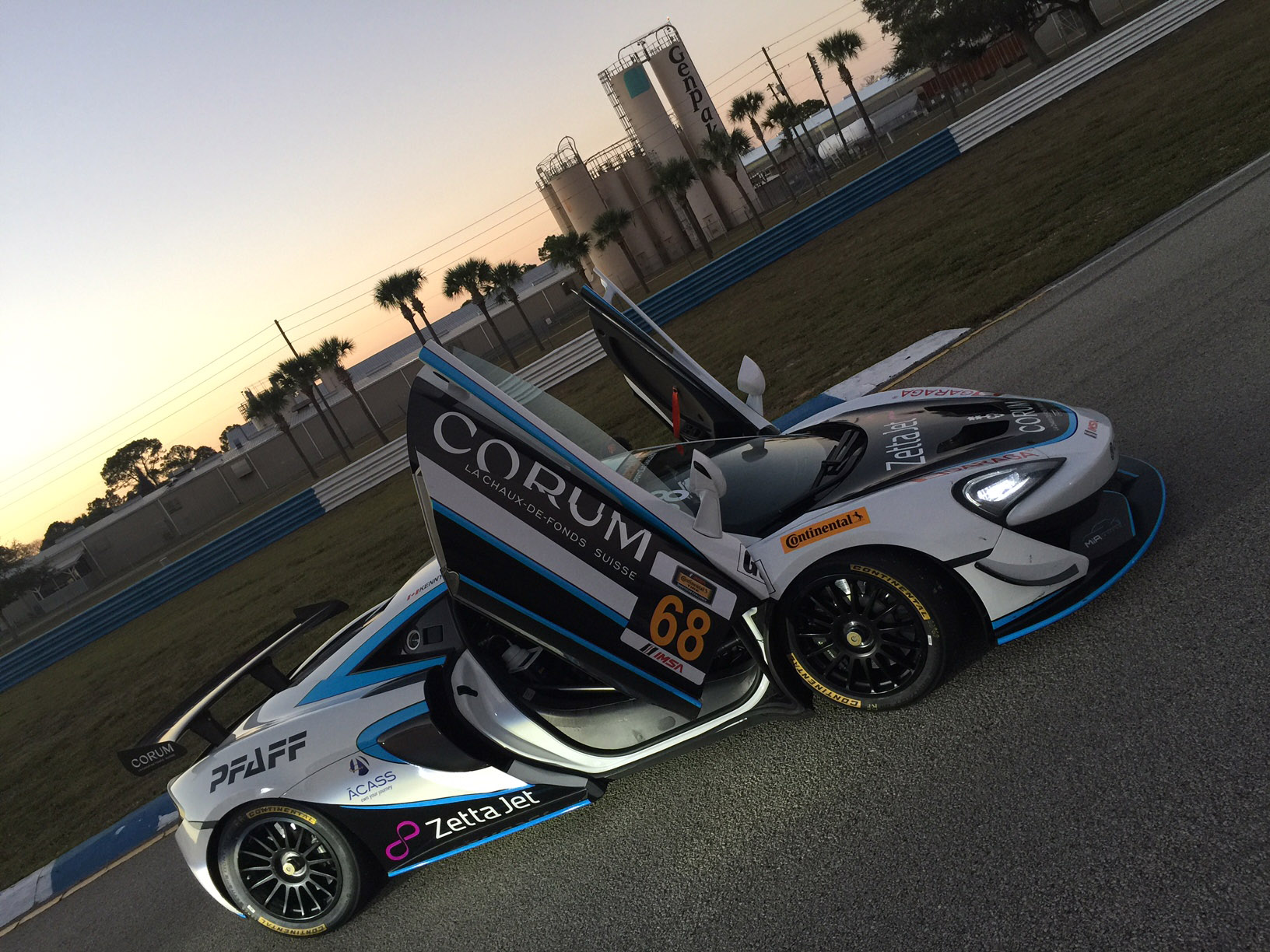 Corum Watches And Zetta Jet McLaren GT4s For The Motorsports In Action Team!